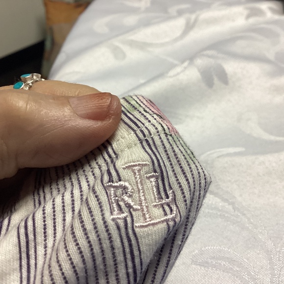 NWOT Lauren Ralph Lauren Sleepwear Pajama Set Size Small Floral GREEN LABEl - Picture 10 of 11